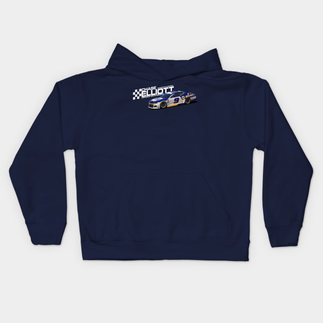 Chase Elliott 2021 Kids Hoodie by Sway Bar Designs